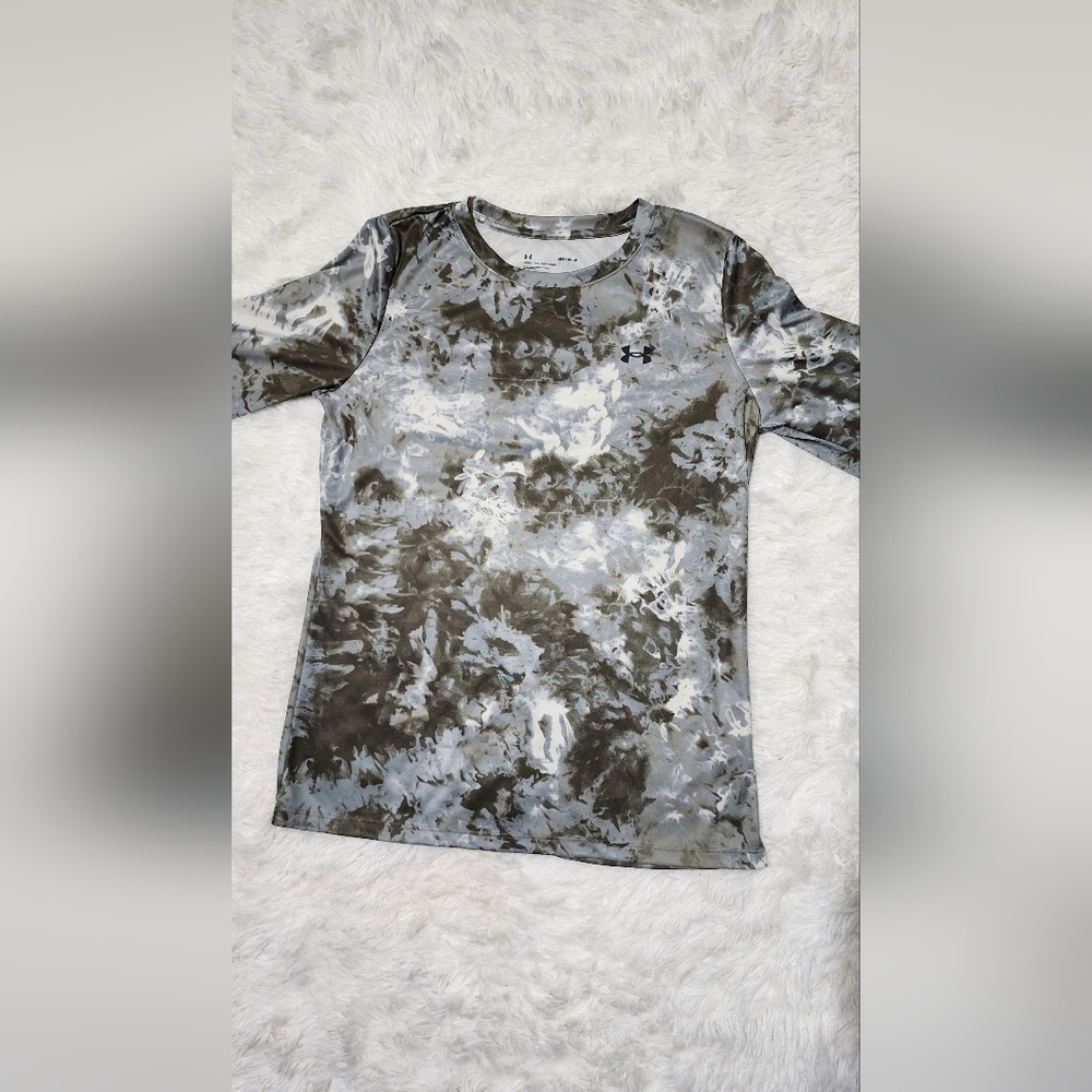 Under Armour Women's Camouflage Top - Black and Gray